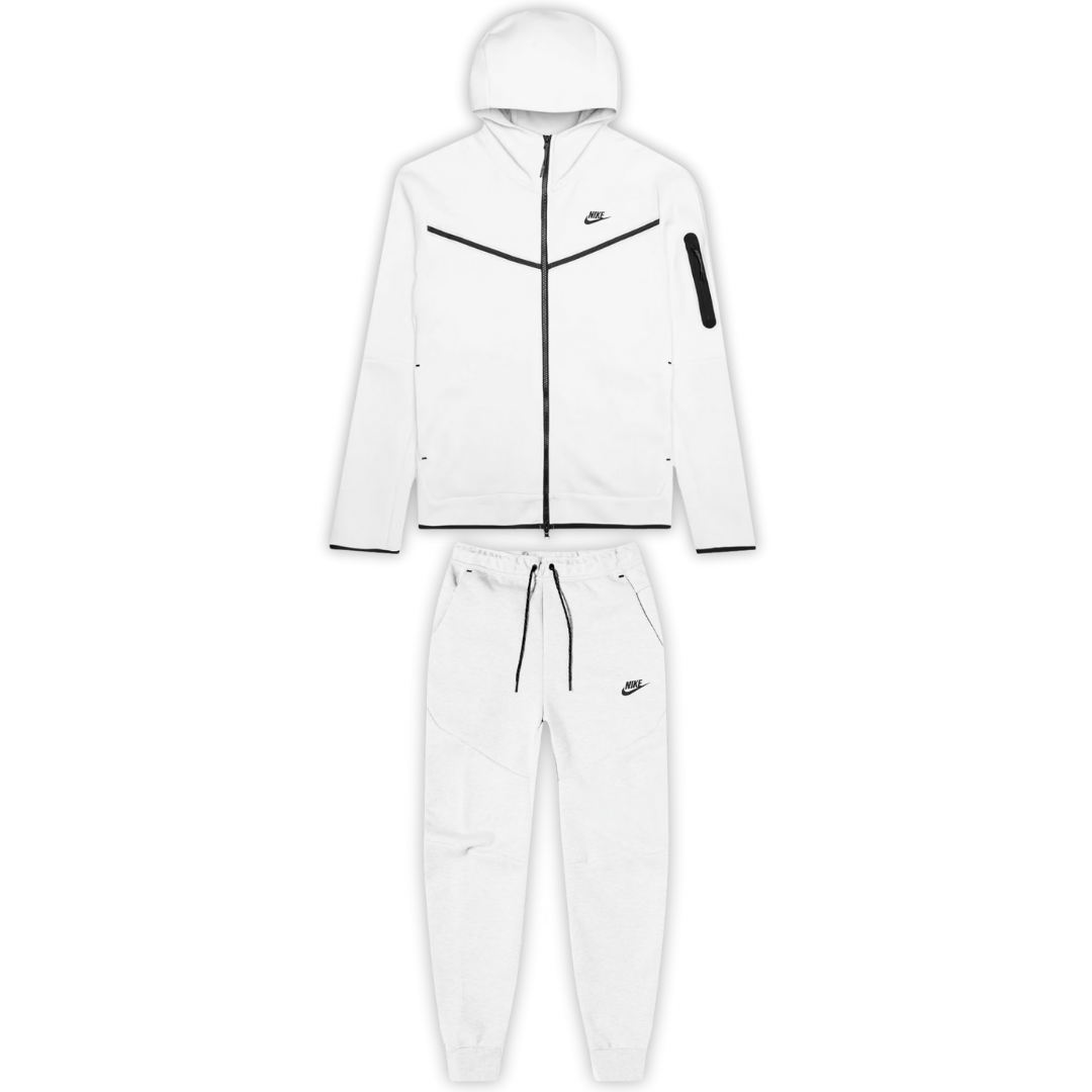 Tech Triple White Tracksuit