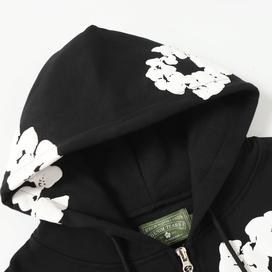 Denim Trs Zip Hoodie