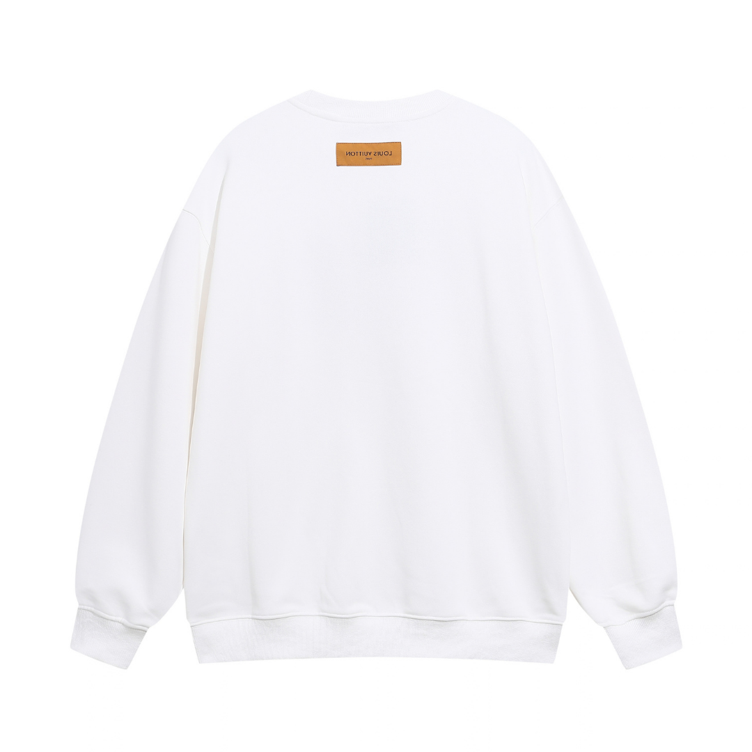 Lv Graphic Logo Sweatshirt