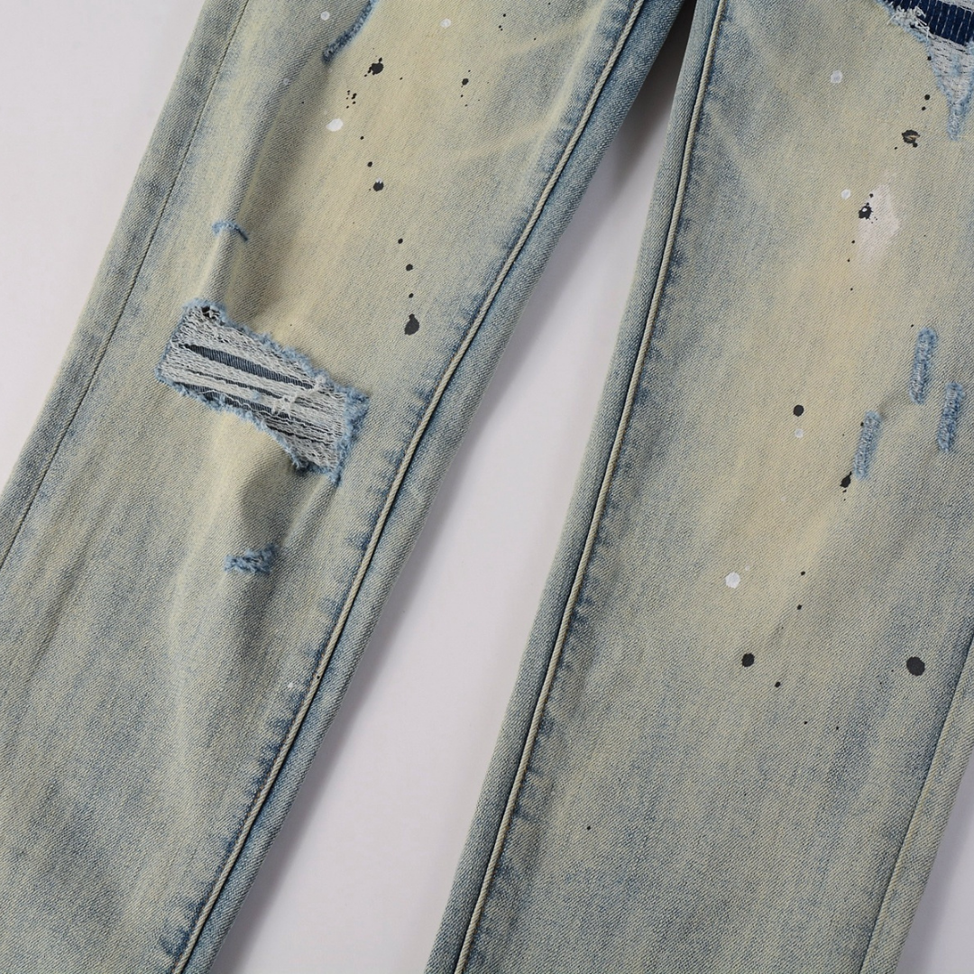 Purple Paint Blue Jeans