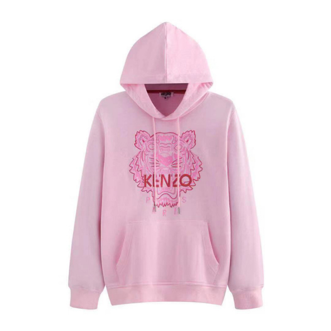 Tiger Monogram PInk Hoodie