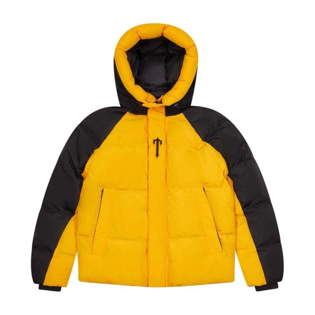 Decoded Arch Puffer Black Yellow Jacket