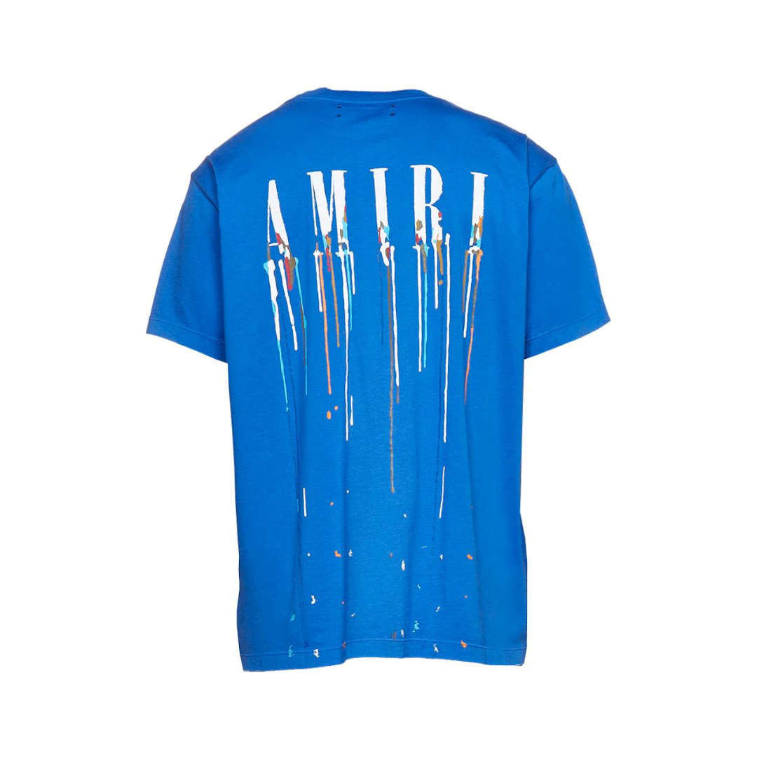Amiri Pain Blue T-shirt