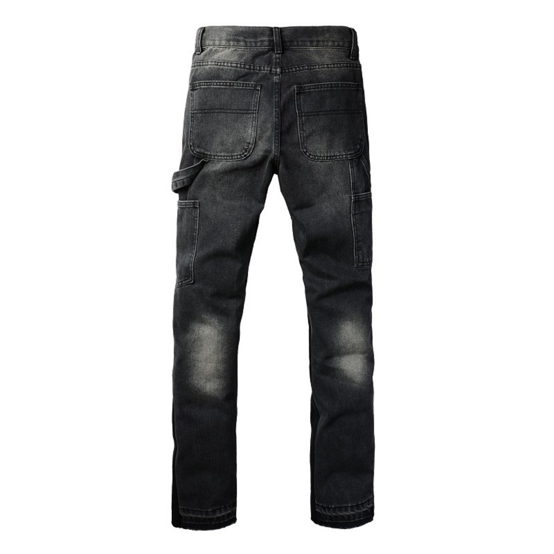 Amr Flared Black Jeans