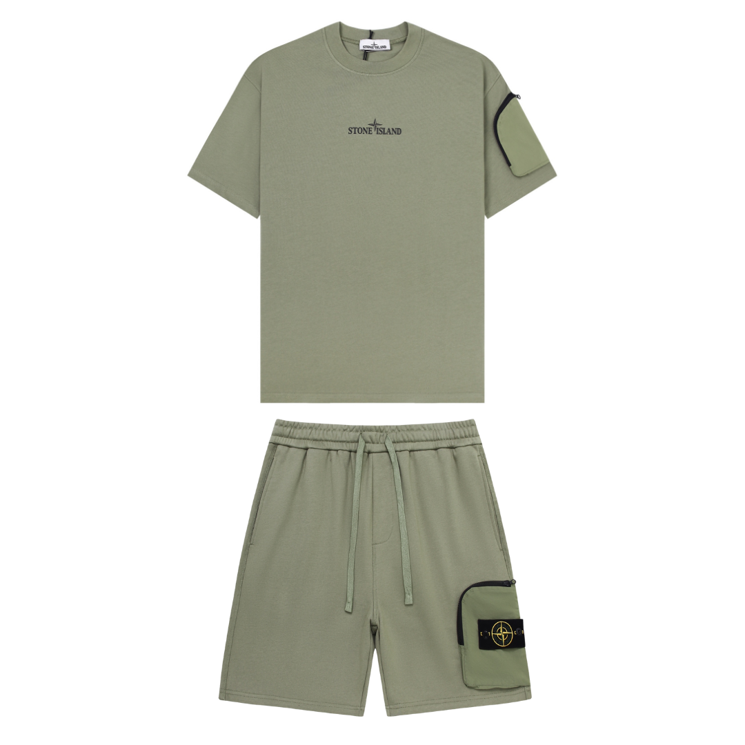 Monogram Short Set