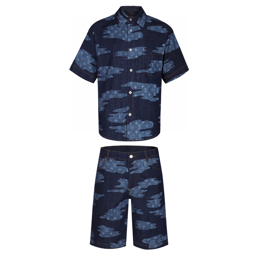 Monogram Short Set