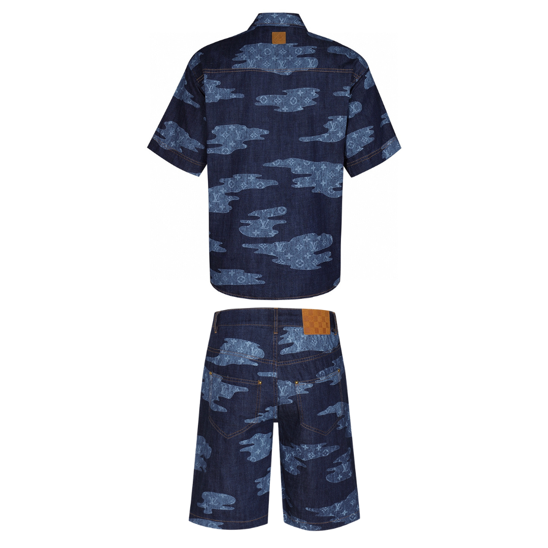 Monogram Short Set