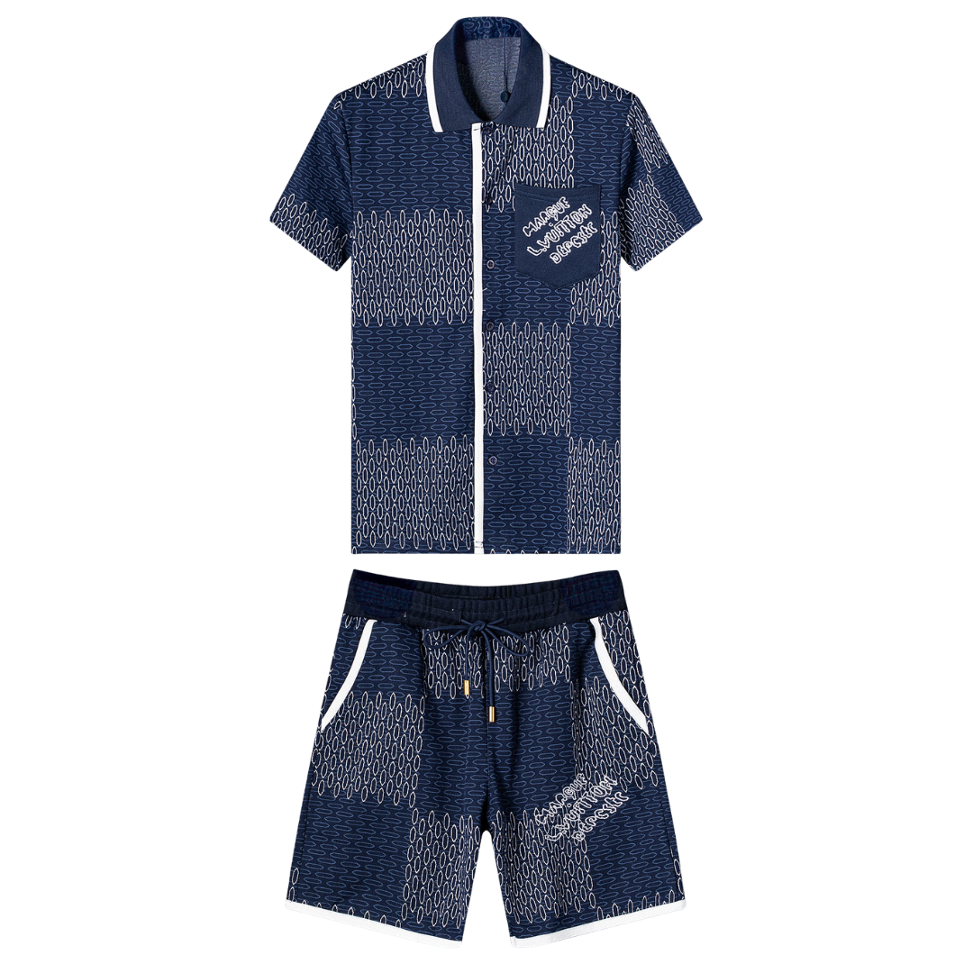 Monogram Short Set