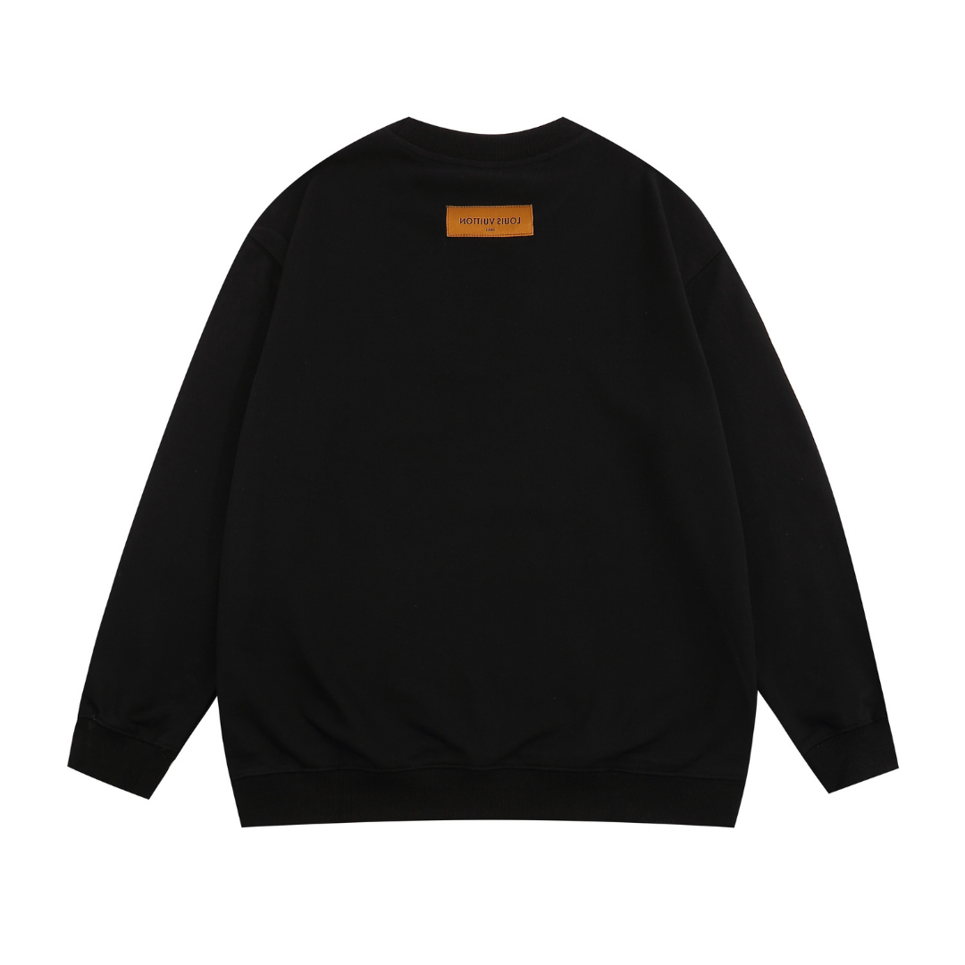 Lv Graphic Spray Sweatshirt