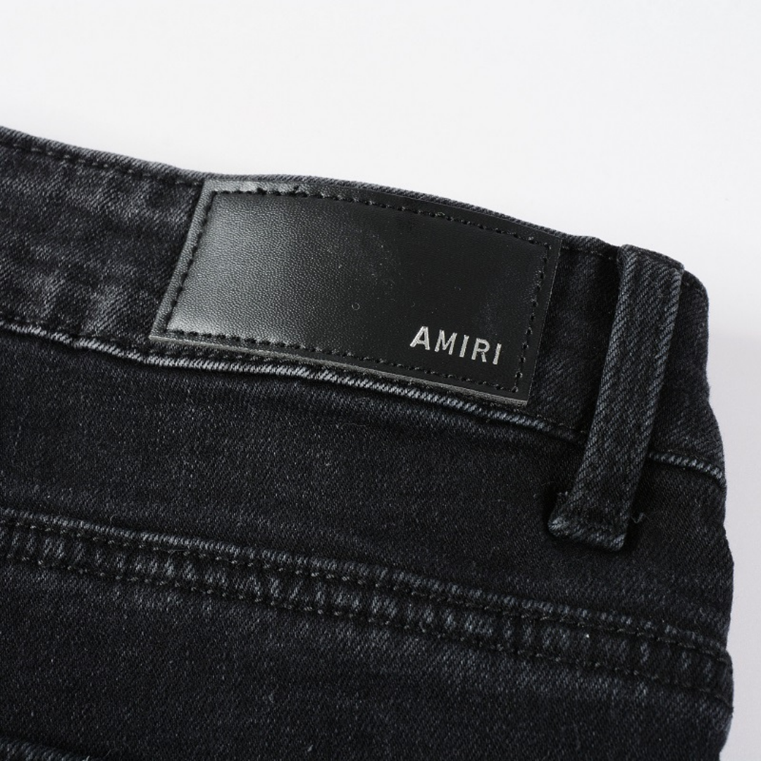 Amiri Black Ripped Jeans