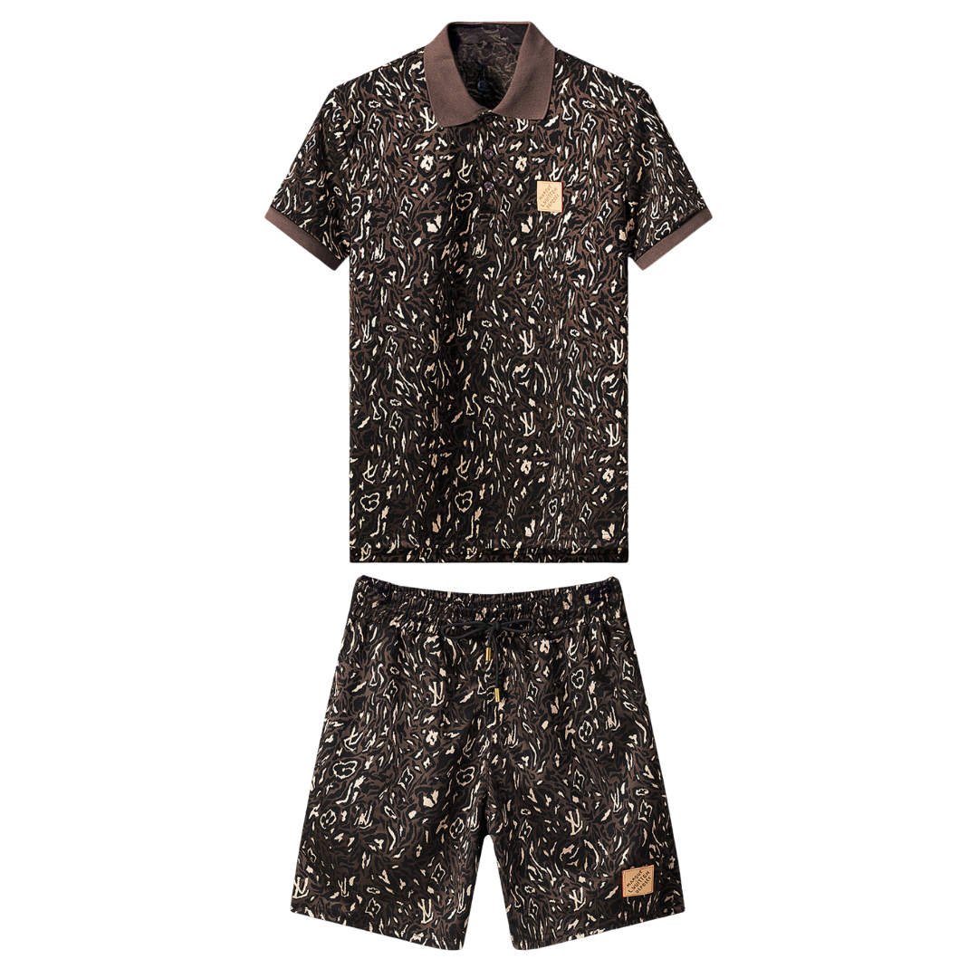 Monogram Short Set