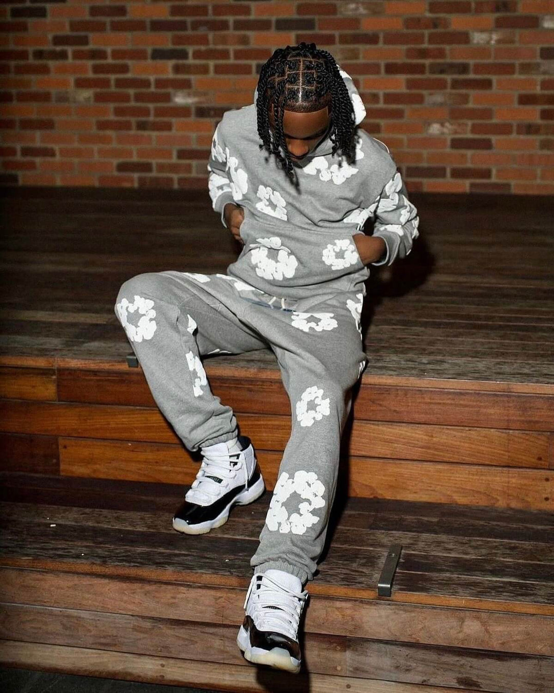 Denim Trs Grey Tracksuit