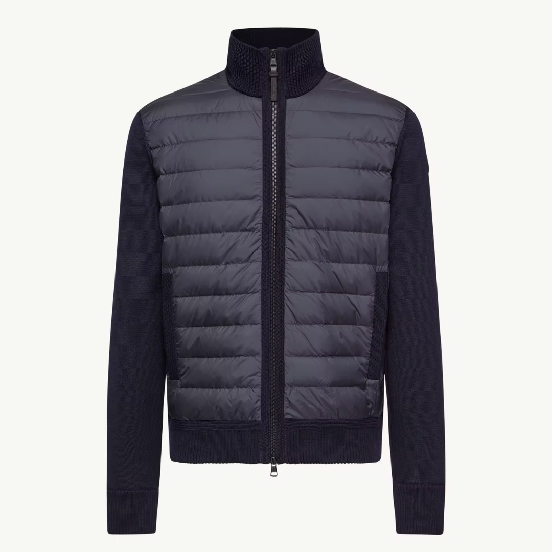 Mon Padded Zip-up Cardigan