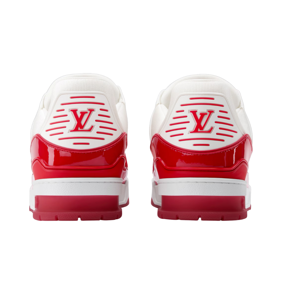 Monogram Red Trainer