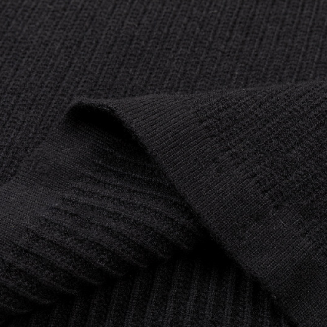 Stone Half Buttoned Sweater