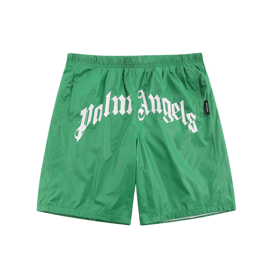 Palm Angels Green Swim Shorts