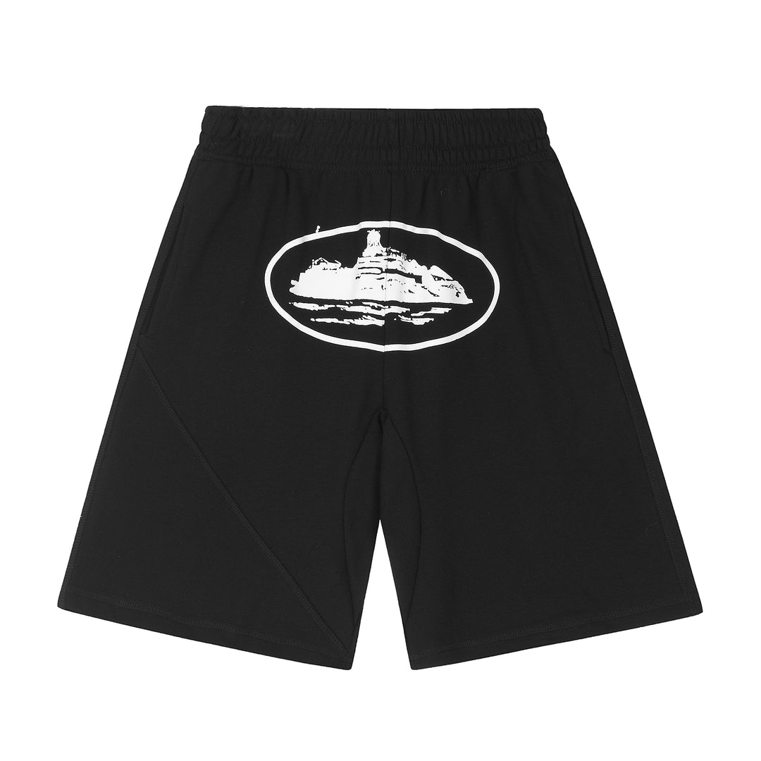 Corteiz Alcatraz Black Shorts
