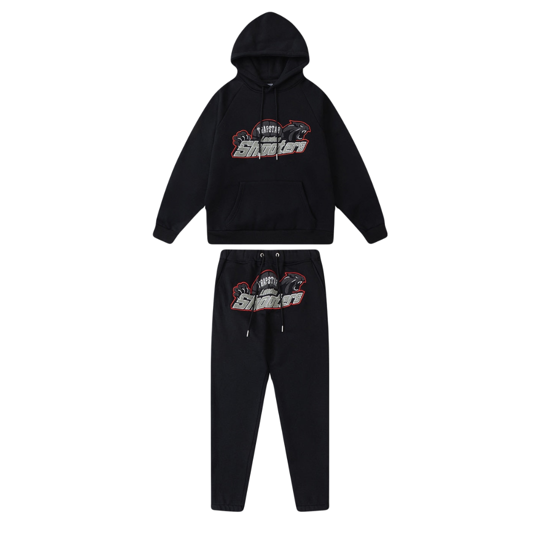 London Shooters Black Red Tracksuit