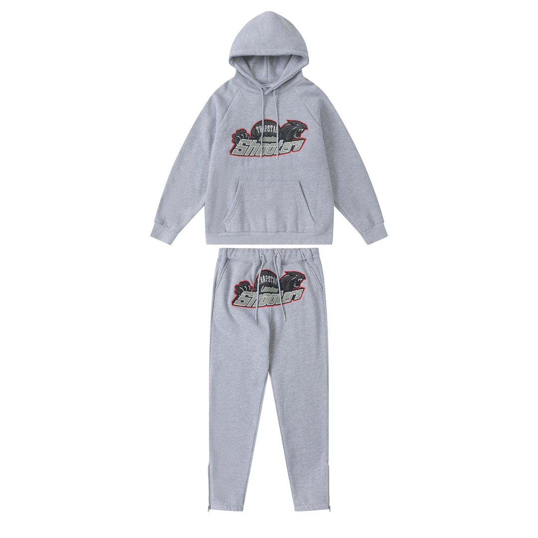 London Shooters Grey Red Tracksuit