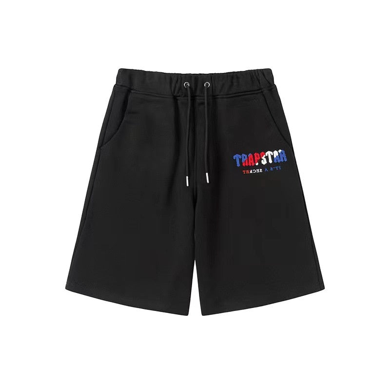Decoded Black Red Shorts