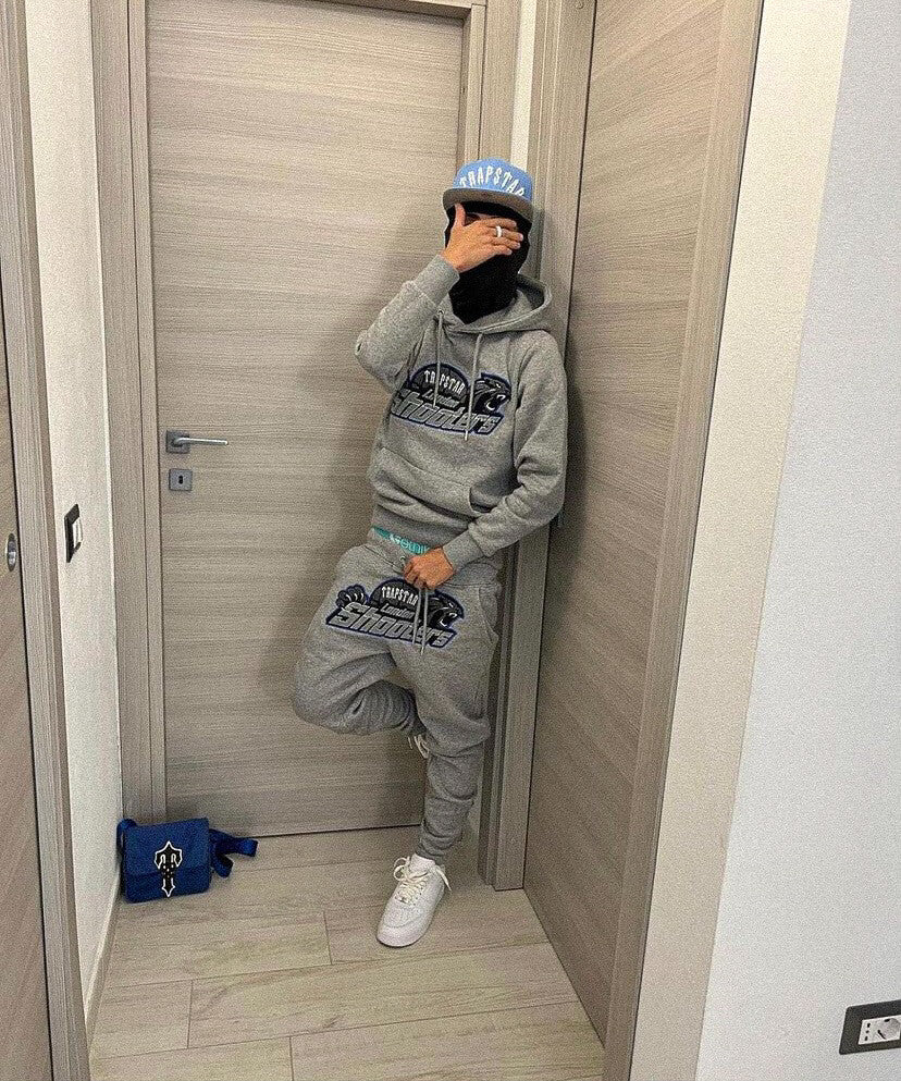 Trapstar Shooters Grey Blue Tracksuit – SNW